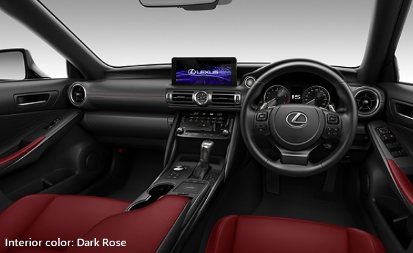 New Lexus IS300h photo: Cockpit image (Dark Rose)