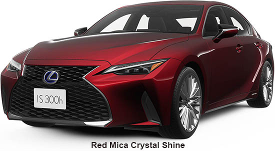 New Lexus IS300h body color: RED MICA CRYSTAL SHINE