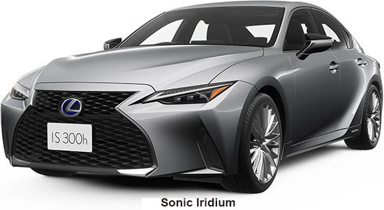 New Lexus IS300h body color: Sonic Iridium