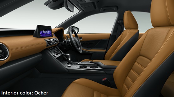 New Lexus IS300h photo: Interior image (Ocher)