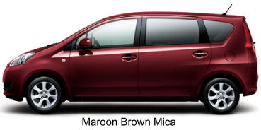 Maroon Brown Mica