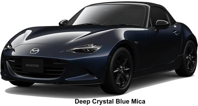 New Mazda Roadster MX5 body color: DEEP CRYSTAL BLUE MICA