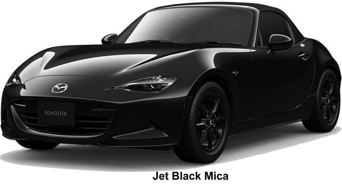New Mazda Roadster MX5 body color: JET BLACK MICA