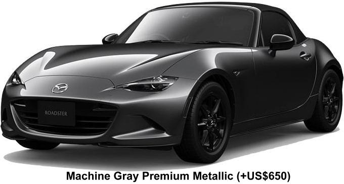 New Mazda Roadster MX5 body color: MACHINE GRAY PREMIUM METALLIC (optopn color +US$650)