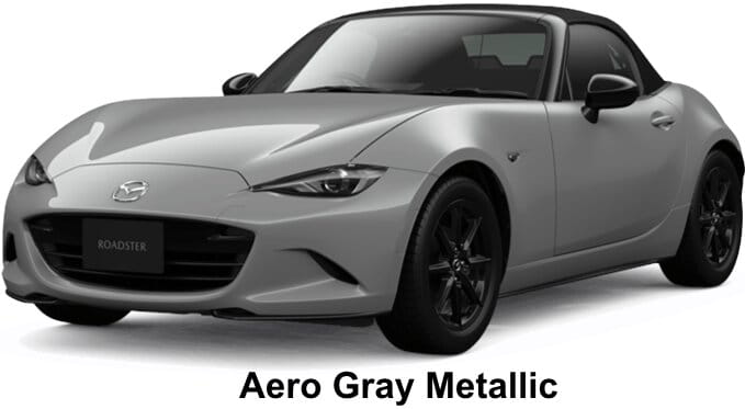 Mazda Roadster body color: Aero Gray Metallic
