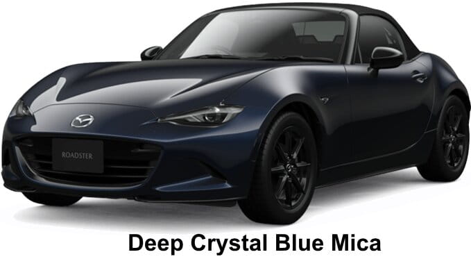 Mazda Roadster body color: Deep Crystal Blue Mica