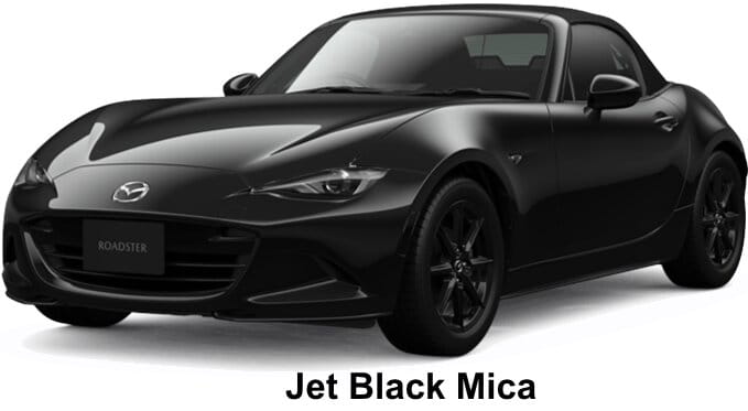 Mazda Roadster body color: Jet Black Mica