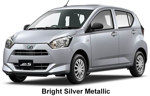 Daihatsu Mira e:S Color: Bright Silver Metallic