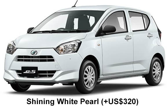 Daihatsu Mira e:S Color: Shining White Pearl