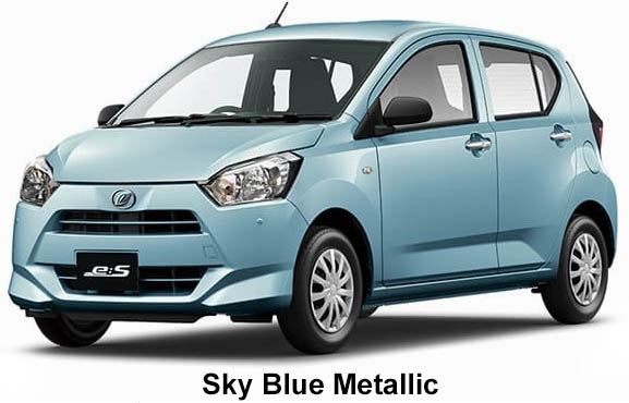 Daihatsu Mira e:S Color: Sky Blue Metallic