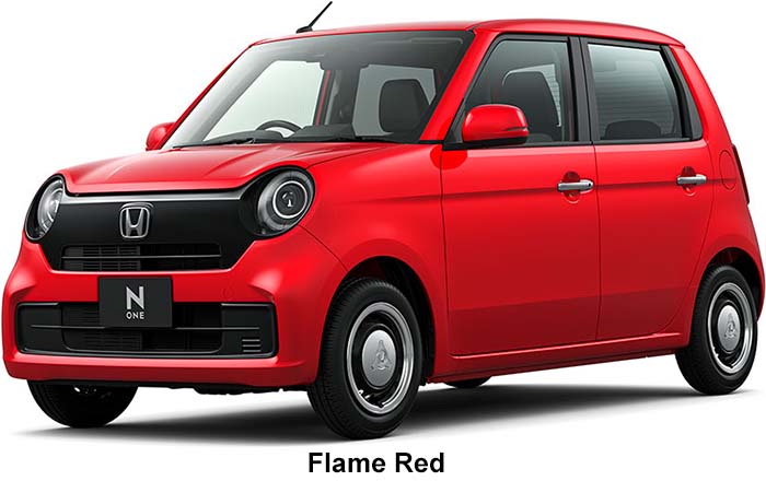 Honda N One Color: Flame Red