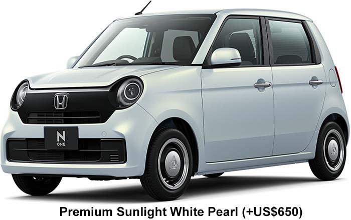 Honda N One Color: Premium Sunlight White Pearl