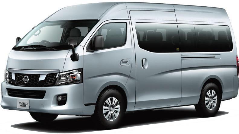 New Nissan NV350 Caravan Micro Bus photo: Front view