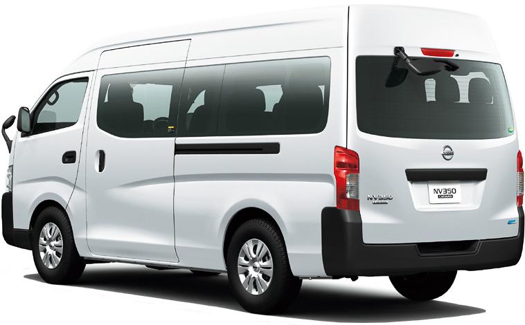 New Nissan NV350 Caravan Micro Bus photo: Back view
