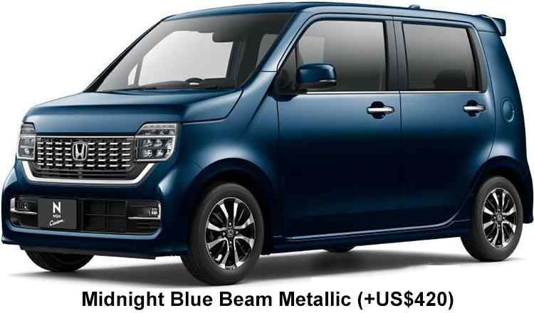 Honda N-Wagon Custom Color: Midnight Blue Beam Metallic