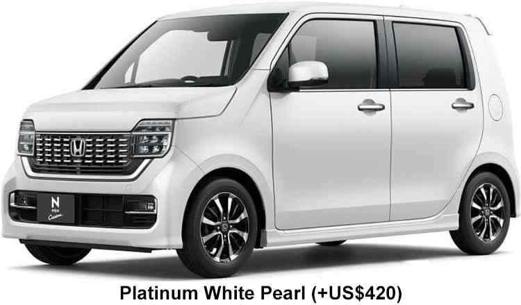 Honda N-Wagon Custom Color: Platnium White Pearl