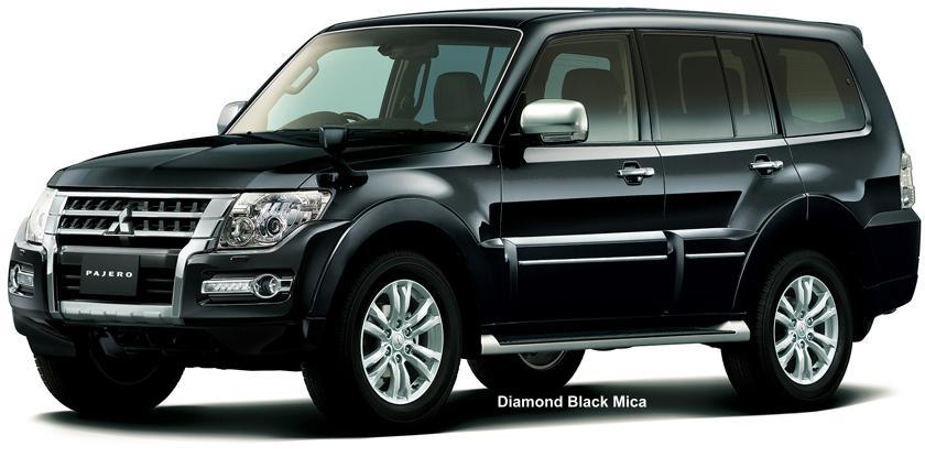 New Mitsubishi Pajero body color: DIAMOND BLACK MICA