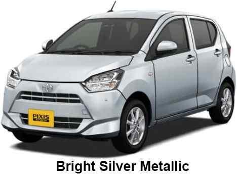 Toyota Pixis Epoch Color: Bright Silver Metallic