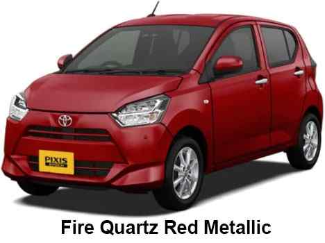 Toyota Pixis Epoch Color: Fire Quartz Red Metallic