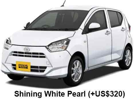 Toyota Pixis Epoch Color: Shining White Pearl