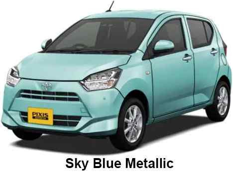 Toyota Pixis Epoch Color: Sky Blue Metallic