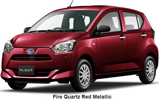 Subaru Pleoplus Color: Fire Quartz Red Metallic