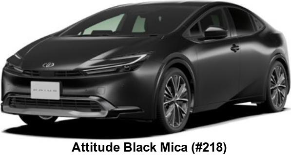 New Toyota Prius body color: ATTITUDE BLACK MICA (color #218)