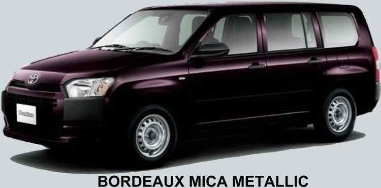 New Toyota Probox body color: Bordeaux Mica Metallic