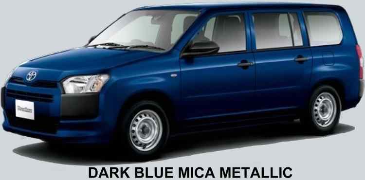 New Toyota Probox body color: Dark Blue Mica Metallic