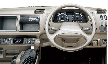 Mitsubishi Rosa Bus photo: Cockpit