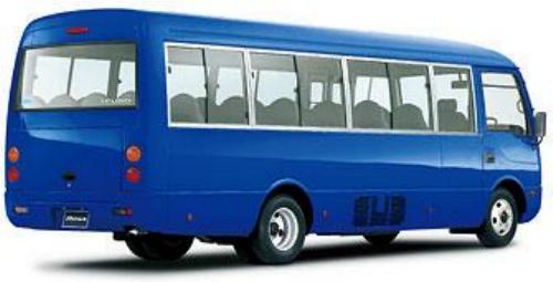 Mitsubishi Rosa Bus photo: Rear (Back)