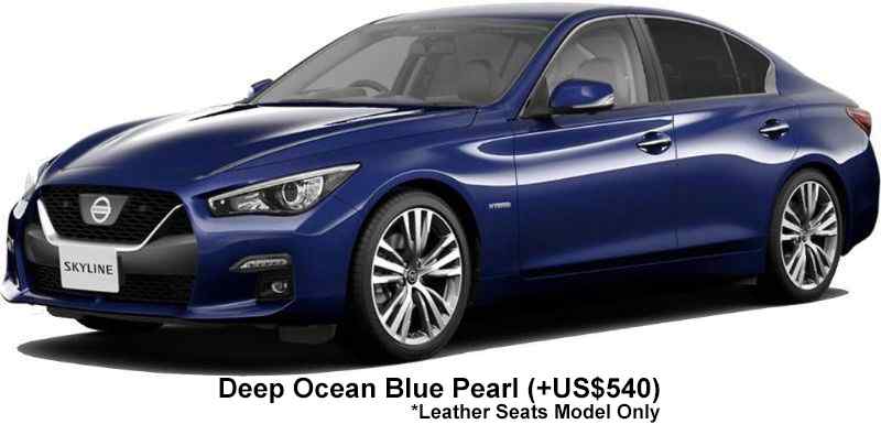 Nissan Skyline Hybrid Color: Deep Ocean Blue Pearl