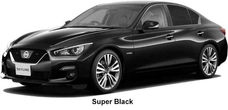 Nissan Skyline Hybrid Color: Super Black