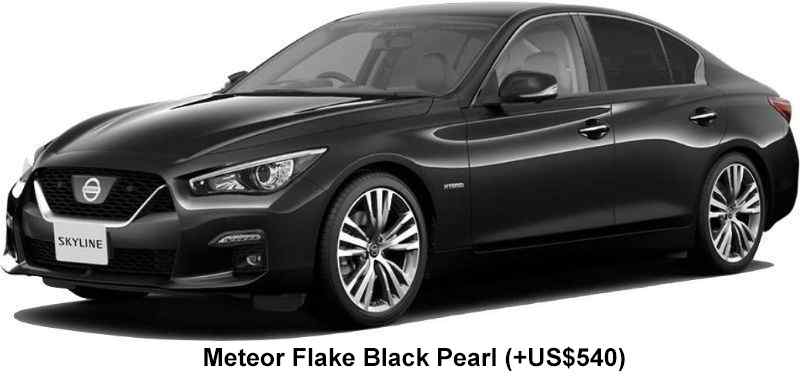 Nissan Skyline Color: Meteor Flake Black Pearl