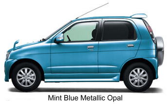 Mint Blue Metallic Opal