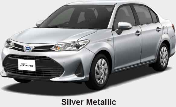 Toyota Corolla Axio Hybrid  Color: Silver Metallic