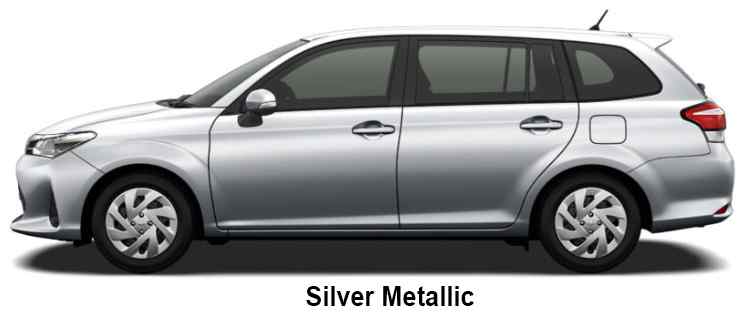 Toyota Corolla Fielder Color: Silver Metallic