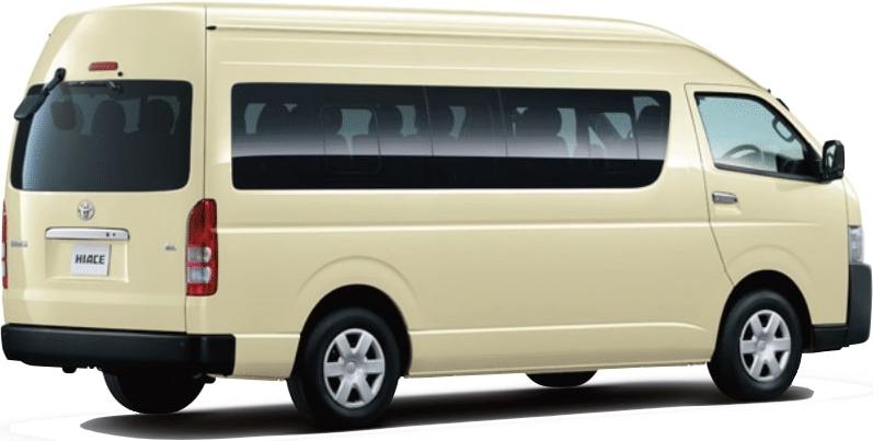 New Toyota Hiace Commuter photo: Back view image