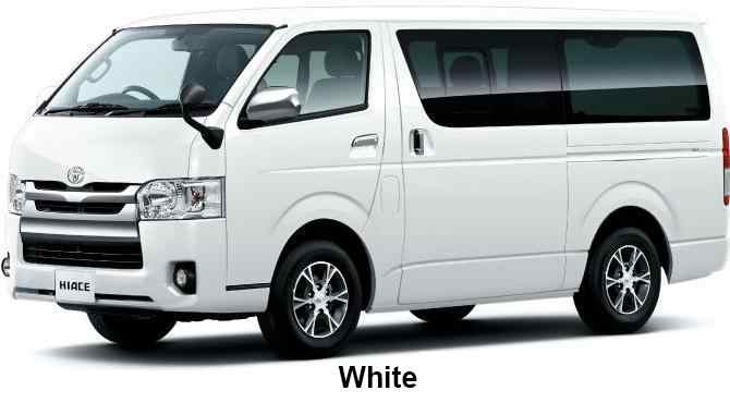 Toyota Hiace Van Color: White