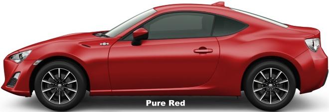 トヨタ86GT Lmited2016 Pure Red Toyota 86 GT Limited] This car features a distinctive red