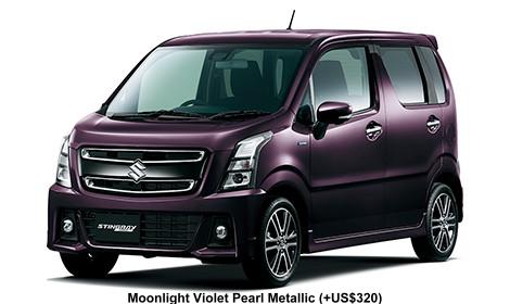 New Suzuki Wagon-R Stingray body color: MOONLIGHT VIOLET PEARL METALLIC (option color +US$320)