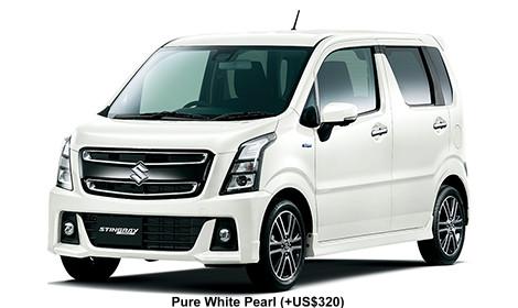 New Suzuki Wagon-R Stingray body color: PURE WHITE PEARL (option color +US$320)
