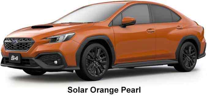 Subaru WRX S4 GT-H S4 body color: Solar Orange Pearl