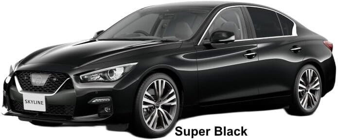 Nissan Skyline GT body color: Super Black