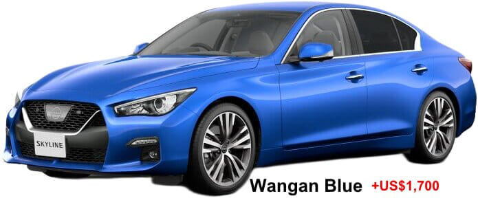 Nissan Skyline GT body color: Wangan Blue (+US$1700)