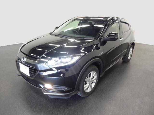 Used Honda Vezel 2014 Model Black color picture: Front view