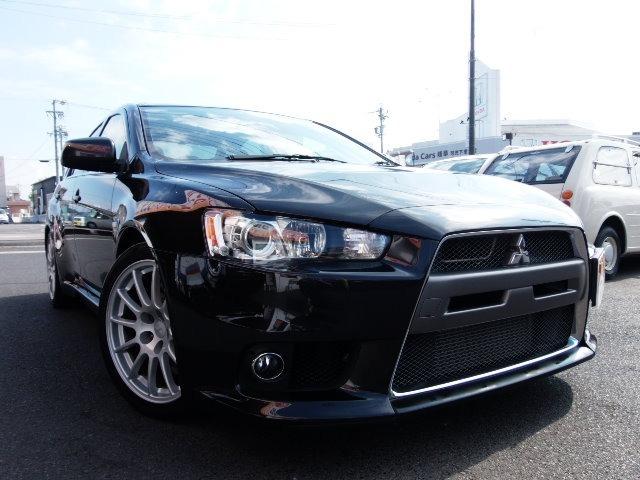 Photo: Used Mitsubishi Lancer Evolution-10, 2009 Model, Black color, Front view