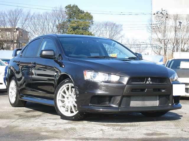 Photo: Used Mitsubishi Lancer Evolution-10, 2011 Model, Black color, Front view