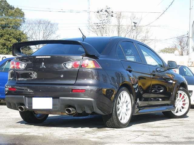 Photo: Used Mitsubishi Lancer Evolution-10, 2011 Model, Black color, Back view