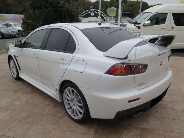 Photo: Used Mitsubishi Lancer Evolution-10, 2014 Model, White color, Back view